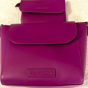 Plum Flap Crossbody and Snap and Zip Case (NWOT)